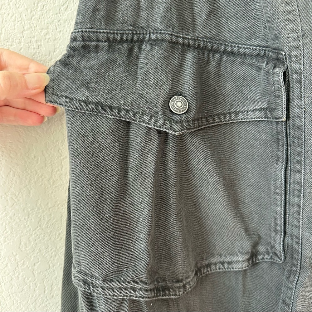 FREE PEOPLE MOVEMENT LAST WORD PARACHUTE PANTS WASHED BLACK SZ M - Picture 4 of 10